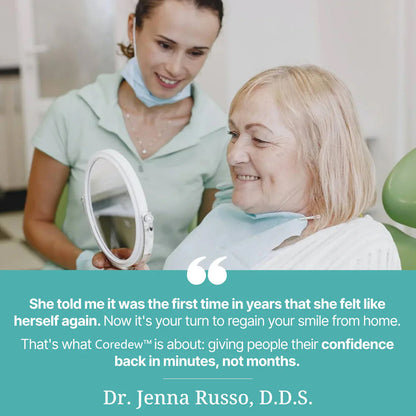 ✨Ends Today: 50% OFF! Coredew™⏰ Custom-Fit Full Functional Dentures Make you more confident